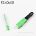 Fusion splice op connector vezel optische snelle connector